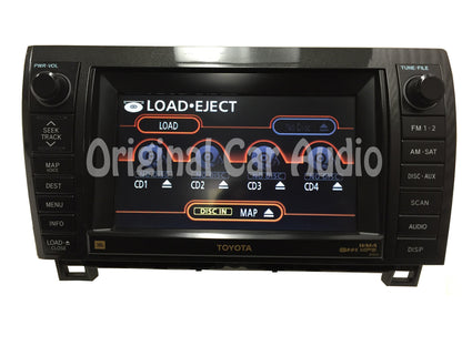 2007 - 2009 Toyota Sequoia Tundra JBL Navigation Radio CD Player OEM