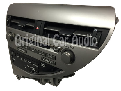 Refurbished 2010 - 2011 Lexus RX350 RX450H Radio 6 Disc CD Changer AUX Stereo USB Receiver OEM AP1884