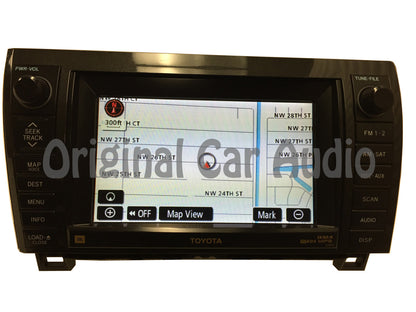 2007 -2009 Toyota Sequoia Tundra OEM JBL Navigation Radio CD Player E7013 Blemished