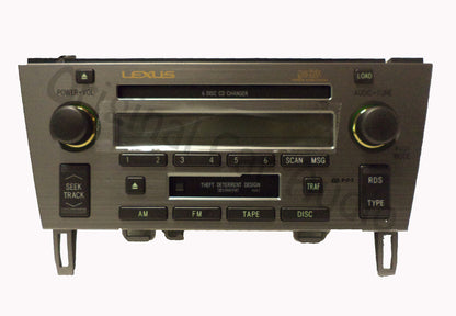 2002 - 2005 Lexus SC430 Mark Levinson radio 6 CD player P6813 OEM
