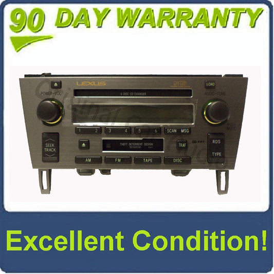 2002 - 2005 Lexus SC430 Mark Levinson radio 6 CD player P6813 OEM