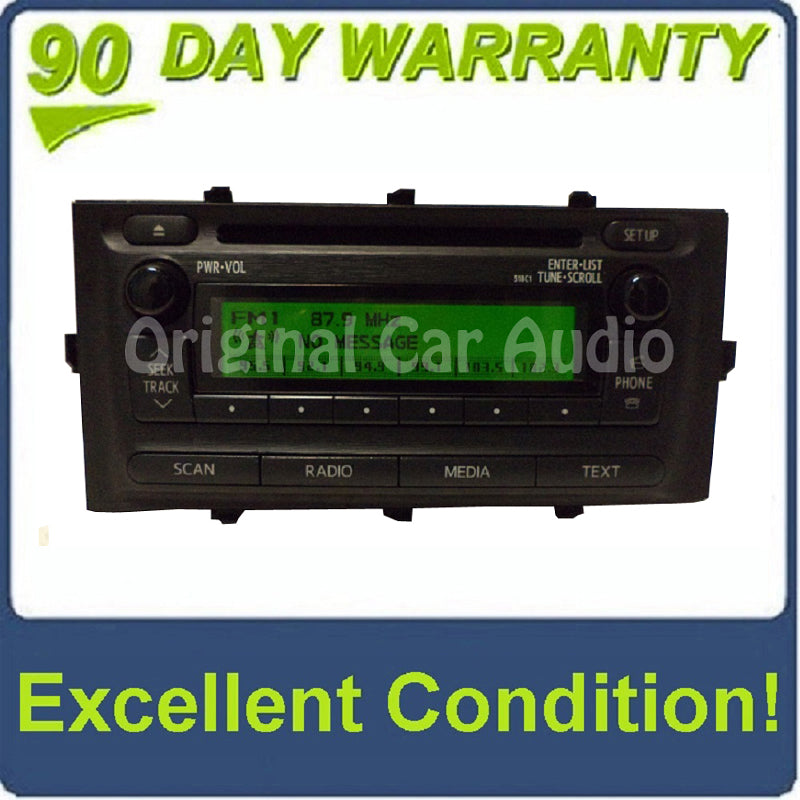 2012-2014 Toyota Prius C CD player AM FM radio OEM 518C1