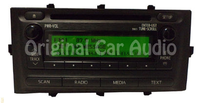 2012-2014 Toyota Prius C CD player AM FM radio OEM 518C1