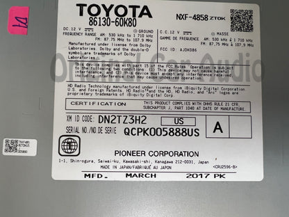 Repair Your 2015 - 2022 LEXUS LX570 LX600 OEM Mark Levinson Navigation Multi Media Radio Receiver