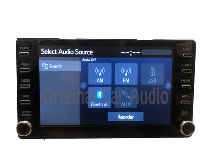 2020 Toyota Corolla OEM Multi Media Bluetooth Car Play Radio Receiver