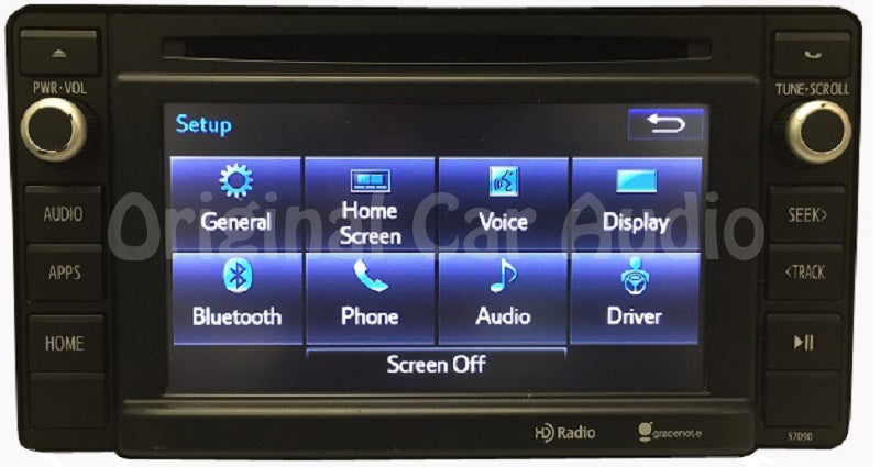 2014 2015 2016 2017 Toyota Tacoma OEM Entune Radio CD Player w/out Bezel Trim