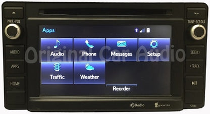 2014 2015 2016 2017 Toyota Tacoma OEM Entune Radio CD Player w/out Bezel Trim