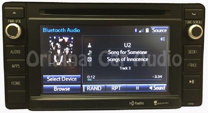 2014 2015 2016 2017 Toyota Tacoma OEM Entune Radio CD Player w/out Bezel Trim
