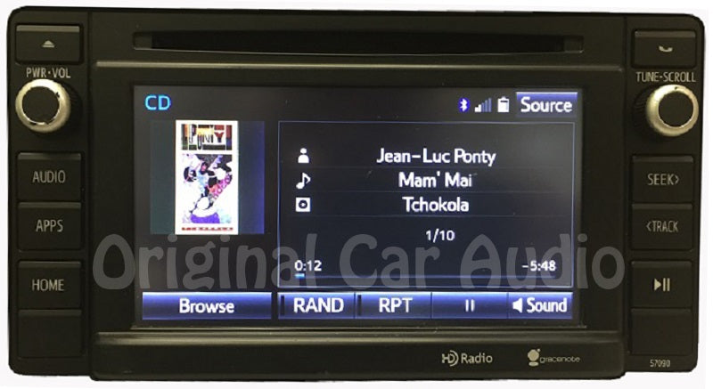 Refurbished 2014 2015 2016 2017 Toyota Tacoma OEM Entune Radio CD Player w/out Bezel Trim
