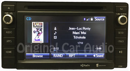 2014 2015 2016 2017 Toyota Tacoma OEM Entune Radio CD Player w/out Bezel Trim