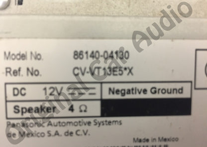 Refurbished 2014 2015 2016 2017 Toyota Tacoma OEM Entune Radio CD Player w/out Bezel Trim