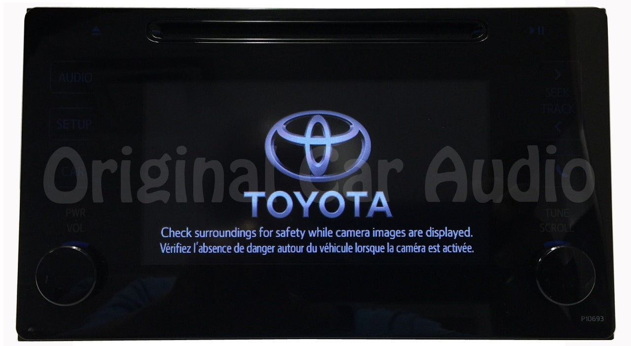 Toyota Radio CD Player Display Screen P10693 OEM Stereo