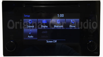 Toyota Radio CD Player Display Screen P10693 OEM Stereo