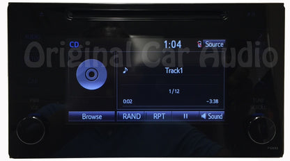 Toyota Radio CD Player Display Screen P10693 OEM Stereo