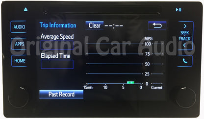 2015 - 2019 Toyota OEM Gracenote Touch Screen Display AM FM HD Radio CD Player Receiver P10982 P11261