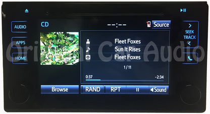 2015 - 2019 Toyota OEM Gracenote Touch Screen Display AM FM HD Radio CD Player Receiver P10982 P11261