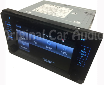 2015 - 2019 Toyota OEM Gracenote Touch Screen Display AM FM HD Radio CD Player Receiver P10982 P11261