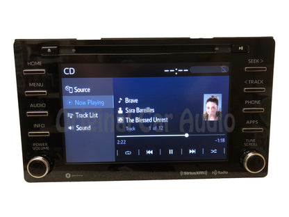 2018 - 2020 Toyota Sienna OEM Single CD AM FM Entune App Suite Bluetooth Radio Media Receiver