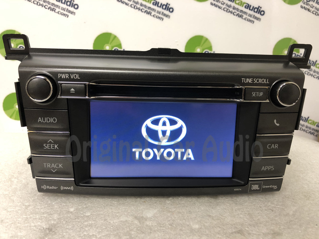 Refurbished 2013 - 2015 Toyota Rav4 JBL OEM AM FM Entune Touch Screen Bluetooth Unit 100074
