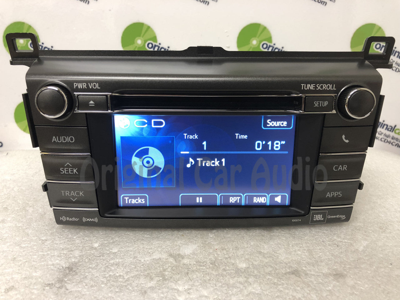 2013 - 2015 Toyota Rav4 JBL OEM AM FM Entune Touch Screen Bluetooth Unit 100074