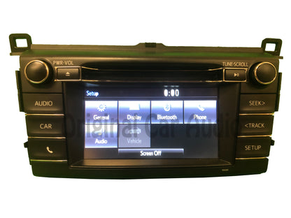 2016 - 2018 Toyota Rav4 Rav 4 OEM Touch Screen Multi Media CD Radio Audio Receiver 100581