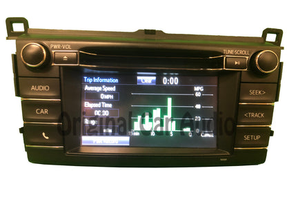 Refurbished 2016 - 2018 Toyota Rav4 Rav 4 OEM Touch Screen Multi Media CD Radio Audio Receiver 100581