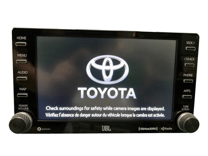 2019 - 2023 Toyota Rav4 OEM JBL Touch Screen Navigation Multi Media Apple Car Play Android Auto Radio Receiver
