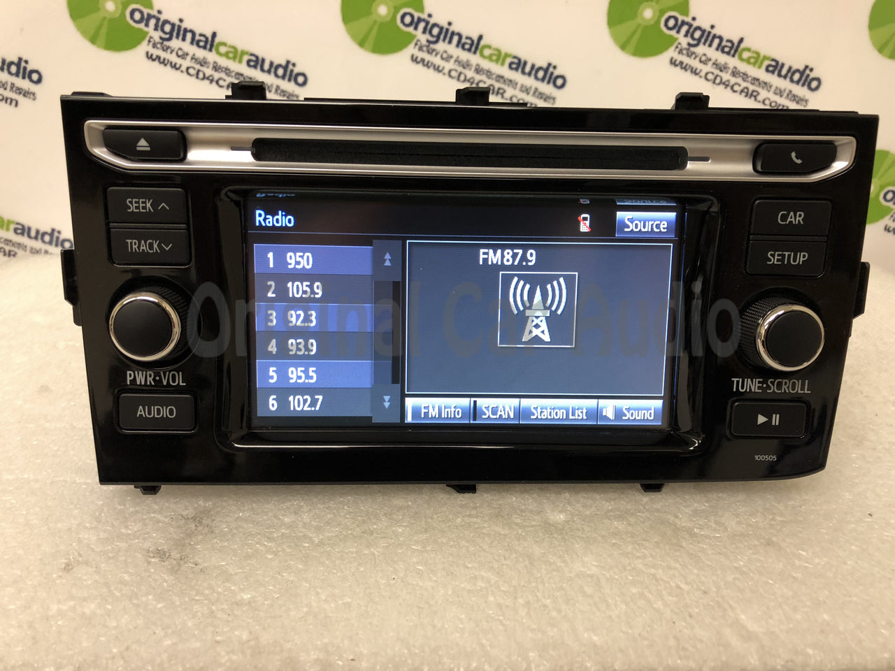 2015 - 2016 Toyota Prius C OEM Touch Screen AM FM HD Radio Receiver 100505