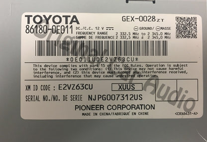 14-15 Toyota satellite radio tuner receiver module ONLY OEM