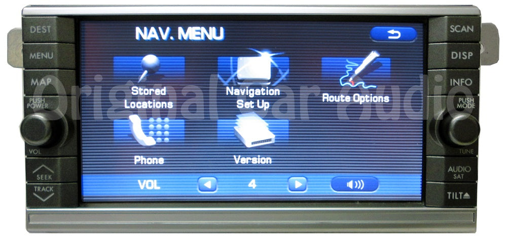 Subaru Bluetooth Navigation Radio Aux 6 CD Player XM MP3