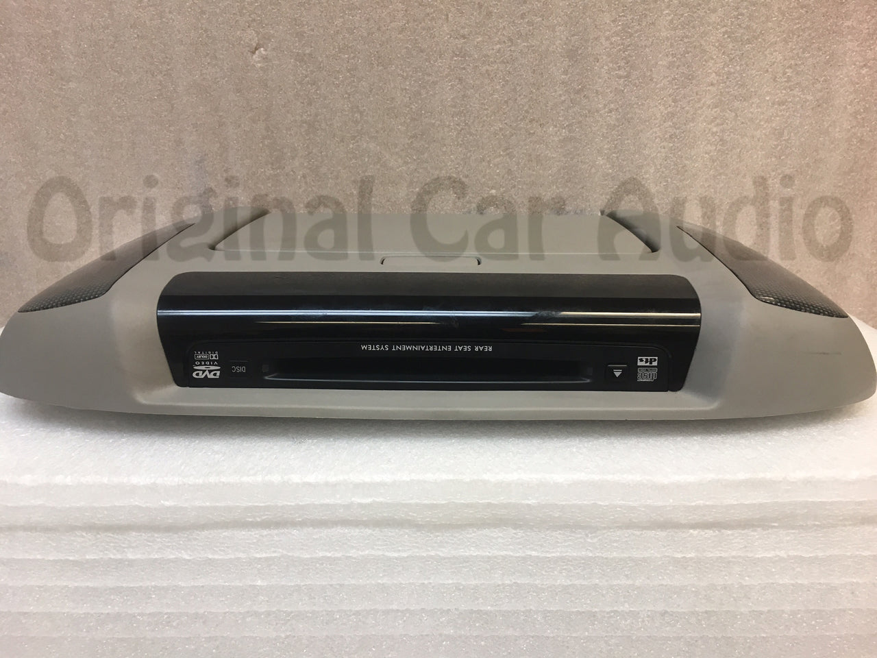 SUBARU Tribeca DVD Player Rear Entertainment System LCD Display Screen Monitor BEIGE Light Gray 2006 2007 2008 2009 2010 2011 OEM With Lights