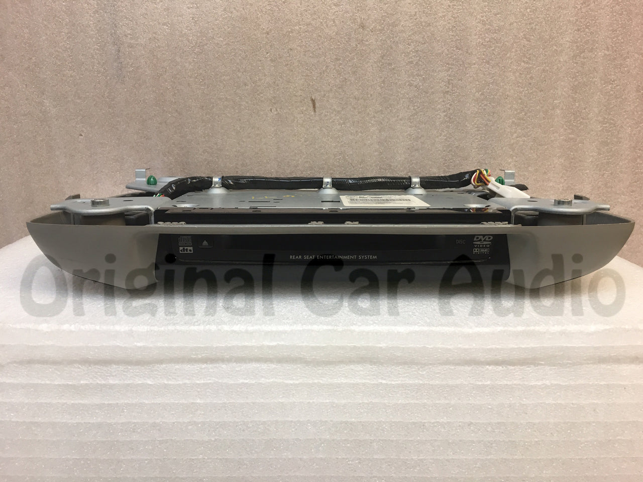 SUBARU Tribeca DVD Player Rear Entertainment System LCD Display Screen Monitor BEIGE Light Gray 2006 2007 2008 2009 2010 2011 OEM With Lights