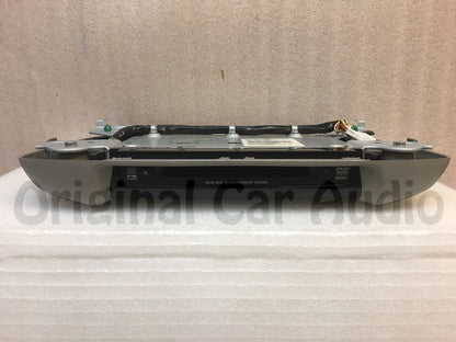 SUBARU Tribeca DVD Player Rear Entertainment System LCD Display Screen Monitor BEIGE Light Gray 2006 2007 2008 2009 2010 2011 OEM With Lights
