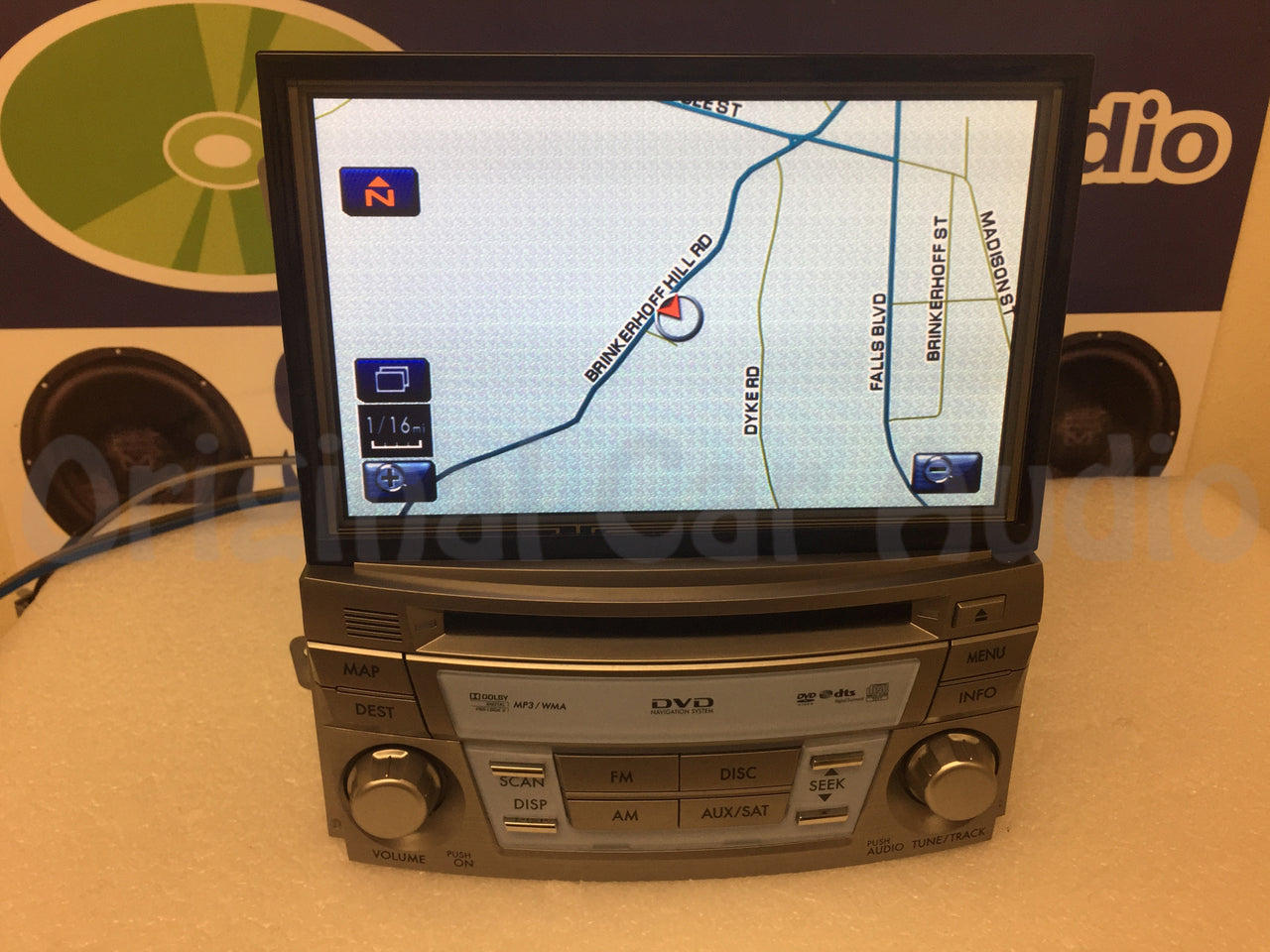 2010 - 2012 Subaru Outback Legacy OEM Harman Kardon 6 CD Navigation Touch Screen DISPLAY ONLY