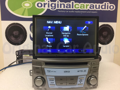 2010 - 2012 Subaru Outback Legacy OEM AM FM SAT SINGLE CD Navigation Touch Screen Harmon Kardon Premium Sound