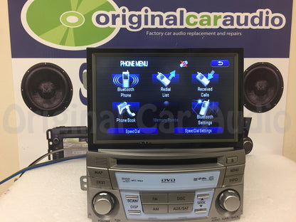 2010 - 2012 Subaru Outback Legacy OEM AM FM SAT SINGLE CD Navigation Touch Screen Harmon Kardon Premium Sound