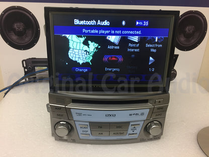 2010 - 2012 Subaru Outback Legacy OEM AM FM SAT SINGLE CD Navigation Touch Screen Harmon Kardon Premium Sound