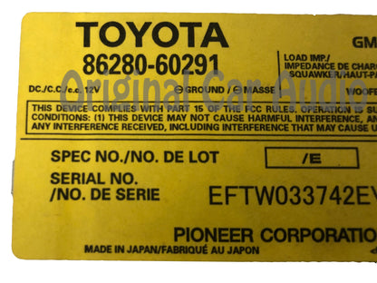 2003 - 2006 Lexus GX470 OEM Pioneer Premium Sound Audio Amplifier