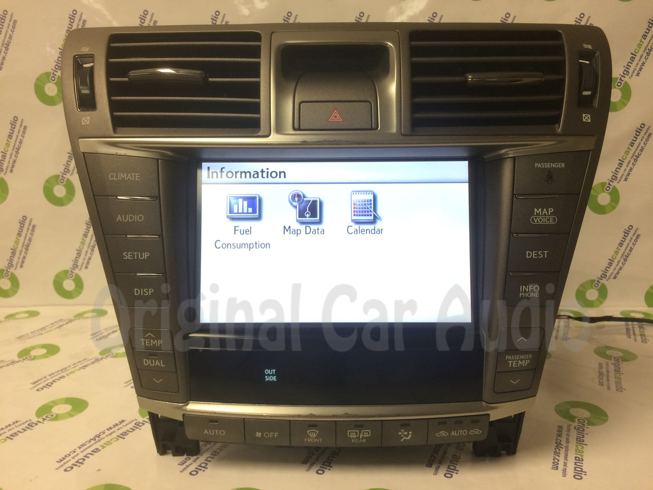 Refurbished 2010 - 2012 Lexus LS460 OEM Navigation Information Touch Screen Display Monitor