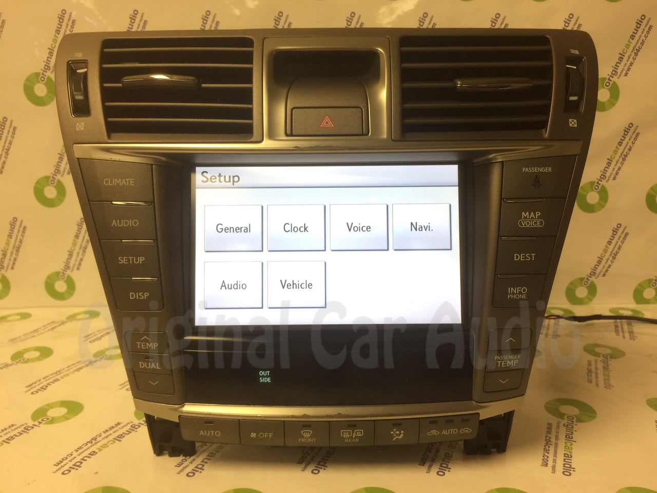 Refurbished 2010 - 2012 Lexus LS460 OEM Navigation Information Touch Screen Display Monitor