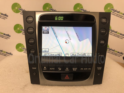 Refurbished 2010 - 2011 Lexus GS350 GS430 OEM Touch Screen Navigation Display Receiver