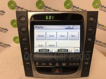 2010 - 2011 10 11 Lexus GS350 GS430 OEM Touch Screen Navigation Display Receiver