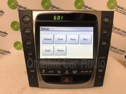 2010 - 2011 10 11 Lexus GS350 GS430 OEM Touch Screen Navigation Display Receiver