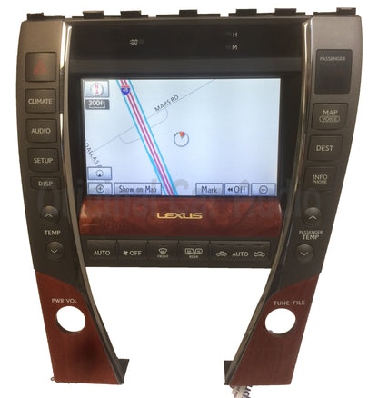 2010 - 2012 Lexus ES350 OEM HDD Touch Screen Navigation Multi Media Display Receiver