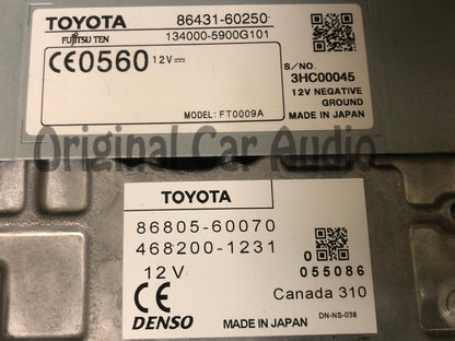 2010 - 2011 Toyota Land Cruiser OEM MFD Multi Information Navigation Radio Touch Screen Display Monitor