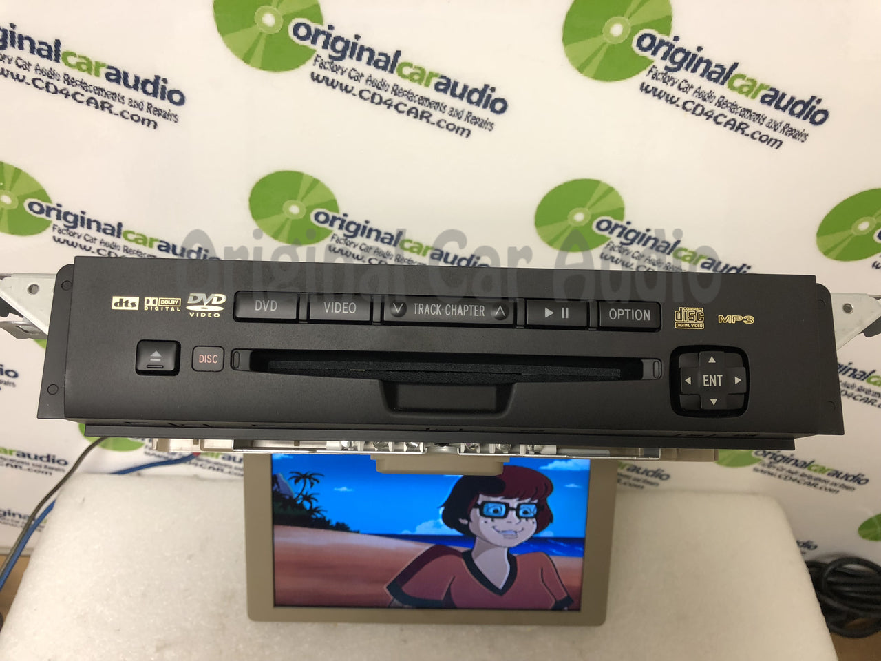2007 - 2014 Toyota Tundra Sequoia OEM Overhead Rear RSE DVD Player Display Monitor NO BEZEL