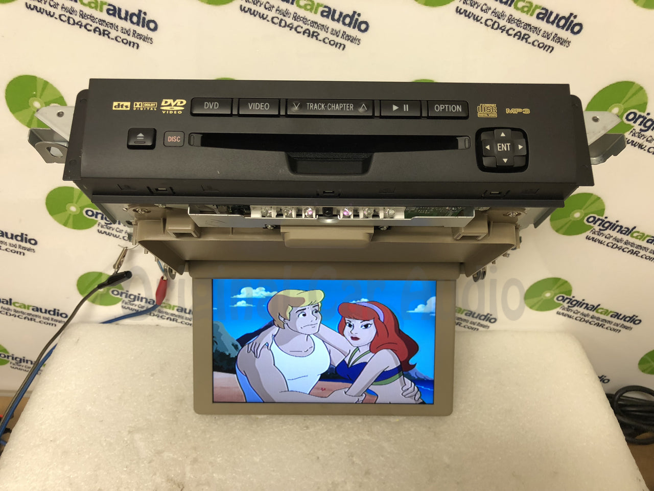 2007 - 2014 Toyota Tundra Sequoia OEM Overhead Rear RSE DVD Player Display Monitor NO BEZEL