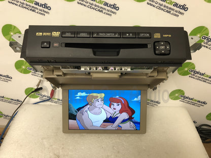 2007 - 2014 Toyota Tundra Sequoia OEM Overhead Rear RSE DVD Player Display Monitor NO BEZEL