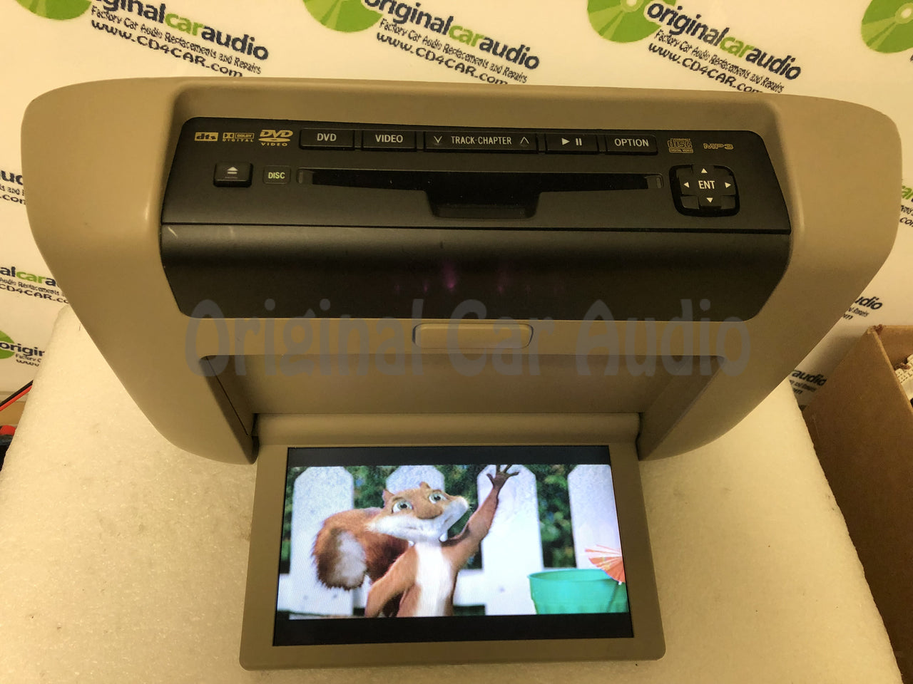 2008 - 2013 Toyota Highlander OEM Overhead Roof DVD Player Display Screen Entertainment Monitor