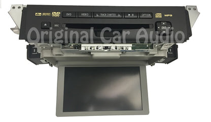 2008 - 2013 Toyota Highlander OEM Overhead Display DVD Player Grey W/o Bezel Trim